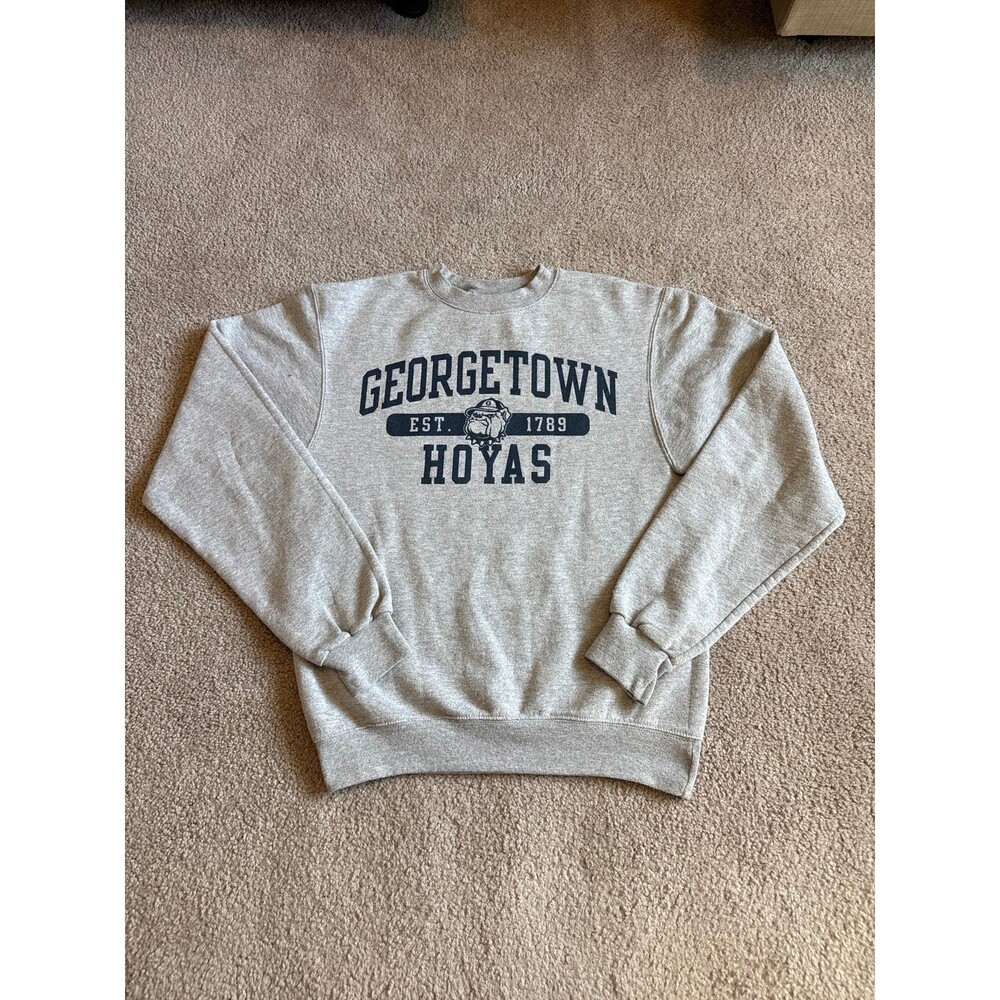 Georgetown Hoyas Champion Unisex Crewneck Sweatshirt Size Small